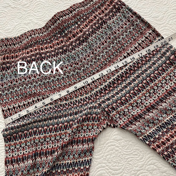 Anne Carson Wide Leg Pants Geometric Print Size Large - Picture 12 of 13